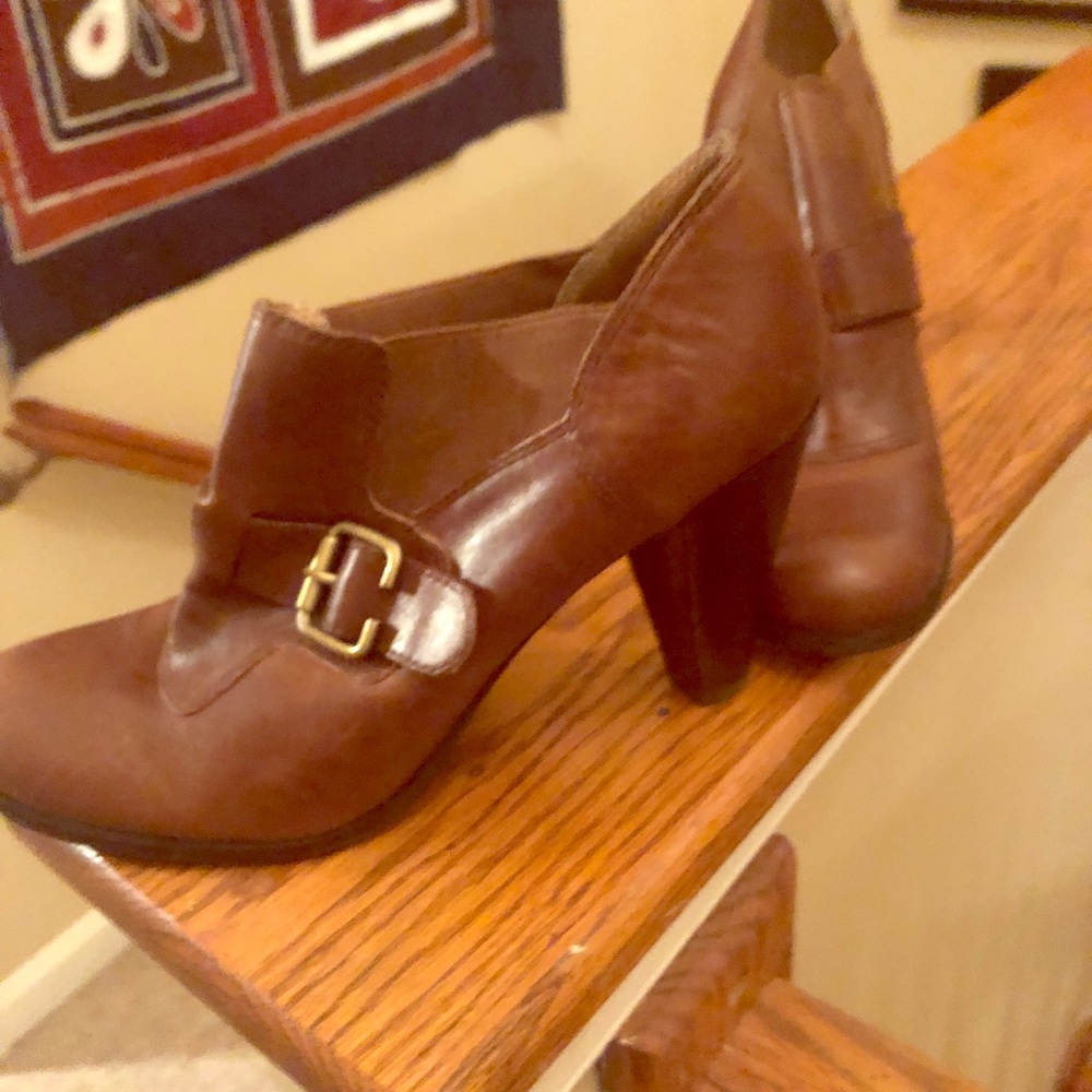Franco Sarto shoe booties brown